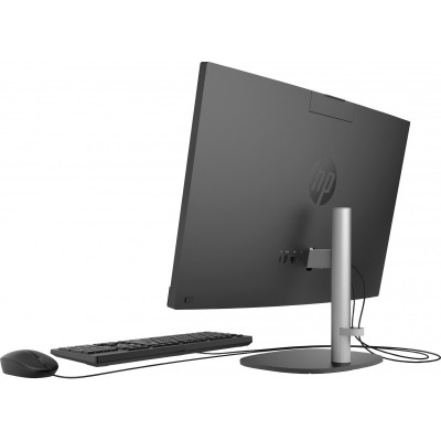 Комп'ютер персональний моноблок HP 240-G10 23.8" FHD IPS AG, Intel U5-125U, 8GB, F512GB, UMA, WiFi, кл+м, DOS, чорний