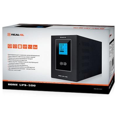 Источник бесперебойного питания REAL-EL HOME UPS-500 (EL122100001)