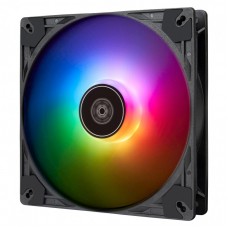 Корпусний вентилятор SilverStone Vista VS140B ARGB, 140мм, 1600rpm, 4pin PWM, 3pin +5VARGB, 30.8dBa, чорний