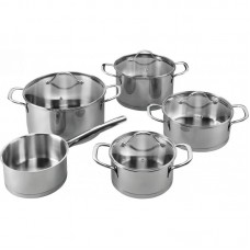 Набір посуду Gorenje ETERNAL, 9 предметів, нержавіюча сталь Набір посуду Gorenje ETERNAL, 9 предметів, нержавіюча сталь