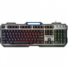 Клавіатура Defender Assault GK-350L RU USB Grey-Metall (45350) Клавіатура Defender Assault GK-350L RU USB Grey-Metall (45350)