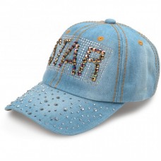 Кепка Kitti зі стразами (Y9320-6-G-blue)