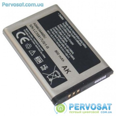 Аккумуляторная батарея для телефона Samsung for X200/B130/C120/D520/E1050/M150/S3030 (AB463446B / 17090)