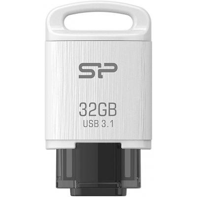 USB флеш накопитель Silicon Power 32GB C10 White USB 3.1 / Type-C (SP032GBUC3C10V1W)