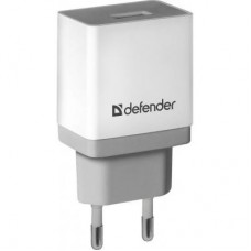 Зарядний пристрій Defender UPA-11 white, 1xUSB, 5V / 1A (83548) Зарядний пристрій Defender UPA-11 white, 1xUSB, 5V / 1A (83548)