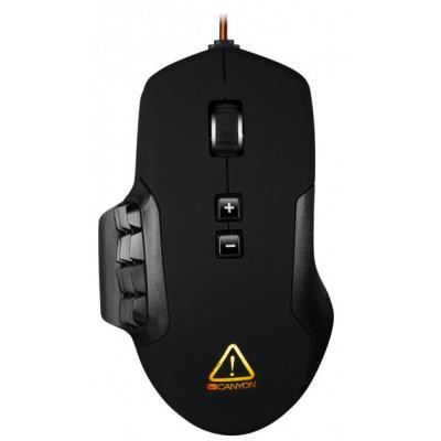 Мишка CANYON Despot USB Black (CND-SGM9)