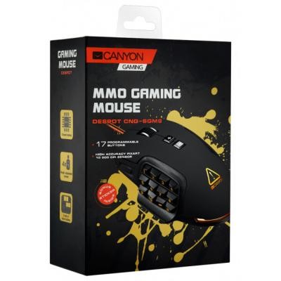 Мишка CANYON Despot USB Black (CND-SGM9)