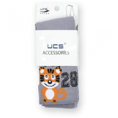 Колготки UCS SOCKS "Tiger" (M0C0301-0857-7B-gray)