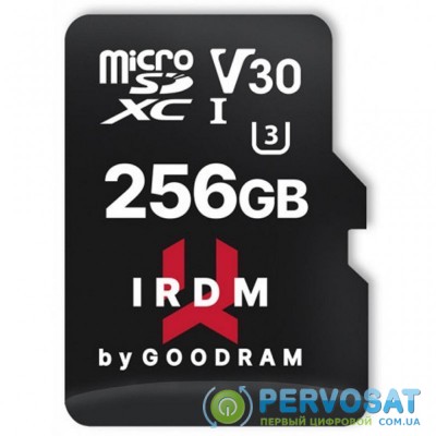 Карта памяти GOODRAM 256GB microSDXC class 10 UHS-I/U3 IRDM (IR-M3AA-2560R12)