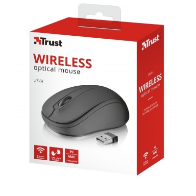 Миша Trust Ziva Compact WL Black