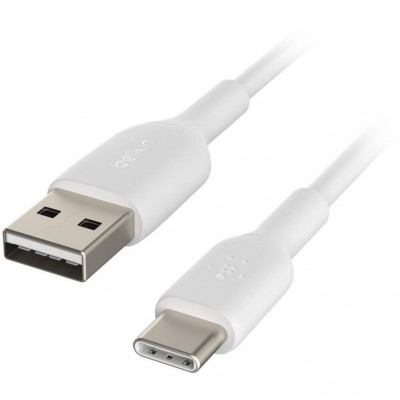 Дата кабель USB 2.0 AM to Type-C 2.0m PVC white Belkin (CAB001BT2MWH)