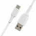 Дата кабель USB 2.0 AM to Type-C 2.0m PVC white Belkin (CAB001BT2MWH)