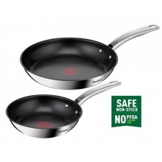 Набір сковорідок Tefal Intuition 20, 26см, покриття Titanium, індукція, Thermo-Spot, нерж.сталь Набір сковорідок Tefal Intuition 20, 26см, покриття Titanium, індукція, Thermo-Spot, нерж.сталь