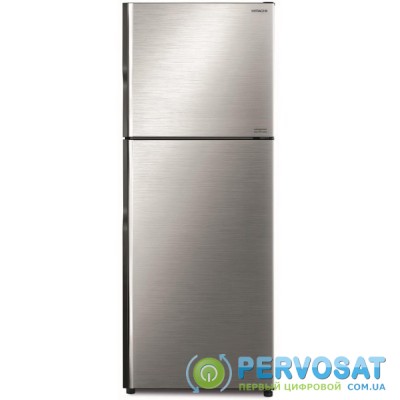 Холодильник с верхней мороз. HITACHI R-V440PUC8BSL, 170х72х65см, 2 дв., Х- 264л, М- 101л, A++, NF, Інвертор, Нерж
