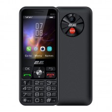 Мобільний телефон 2E E280 2025 2.8" 2SIM, 1500мА•год, чорний Мобільний телефон 2E E280 2025 2.8" 2SIM, 1500мА•год, чорний