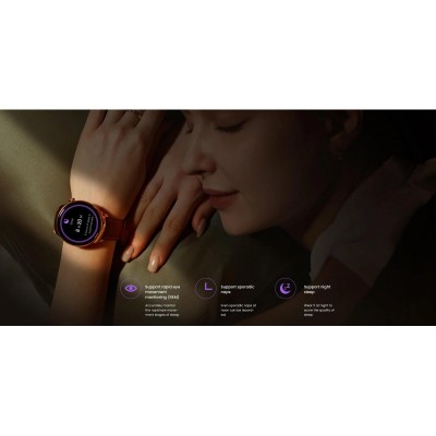 Смарт-годинник Mibro Lite 3 Pro 45мм, 1.32", 466x466, AMOLED, BT 5.3, GPS, 5 ATM, рожево-золотий Смарт-годинник Mibro Lite 3 Pro 45мм, 1.32", 466x466, AMOLED, BT 5.3, GPS, 5 ATM, рожево-золотий