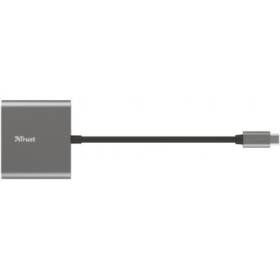 Концентратор Trust Dalyx 3-in-1 Multiport USB-C Adapter ALUMINIUM (23772_TRUST)