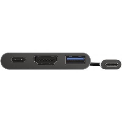 Концентратор Trust Dalyx 3-in-1 Multiport USB-C Adapter ALUMINIUM (23772_TRUST)