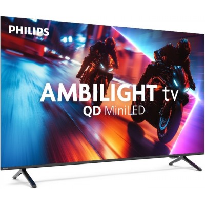 Телевізор 55" Philips MiniLED 4K 144Hz Smart Titan OS Black Ambilight