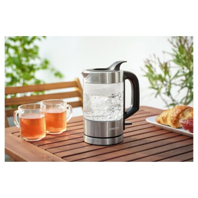 Електрочайник Sencor 0.5л, Strix, пластик, в комплекті 2 склянки + 2 ложки, скло, нерж. сталь Електрочайник Sencor 0.5л, Strix, пластик, в комплекті 2 склянки + 2 ложки, скло, нерж. сталь