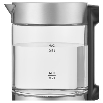 Електрочайник Sencor 0.5л, Strix, пластик, в комплекті 2 склянки + 2 ложки, скло, нерж. сталь Електрочайник Sencor 0.5л, Strix, пластик, в комплекті 2 склянки + 2 ложки, скло, нерж. сталь