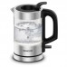 Електрочайник Sencor 0.5л, Strix, пластик, в комплекті 2 склянки + 2 ложки, скло, нерж. сталь Електрочайник Sencor 0.5л, Strix, пластик, в комплекті 2 склянки + 2 ложки, скло, нерж. сталь