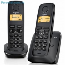 Телефон DECT Gigaset A120 DUO Black (L36852H2401S301) Телефон DECT Gigaset A120 DUO Black (L36852H2401S301)