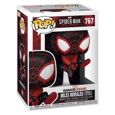 Funko Коллекционная фигурка Funko POP! Bobble Marvel Games Miles Morales Miles Bodega Cat Suit 50152