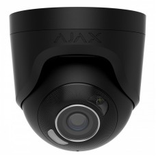 IP-Камера дротова Ajax TurretCam HL black, 8мп, 2.8мм, гібридне підсвічування IR 50м, білий Led 50м, Poe, True WDR, IP 65, ІЧ 50м, аудіо, кут огляду 100° до 110°, купольна, чорна IP-Камера дротова Ajax TurretCam HL black, 8мп, 2.8мм, гібридне підсвічування IR 50м, білий Led 50м, Poe, True WDR, IP 65, ІЧ 50м, аудіо, кут огляду 100° до 110°, купольна, чорна