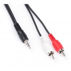 Кабель мультимедийный Vinga Jack 3.5mm male to 2xRCA 1.5m (3.5STM2RCAM01-1.5)