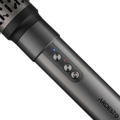 Фен-стайлер Ardesto Stein, 1200-1400Вт, 3 швидкості, 3 темп.режими, іонизація, сірий Фен-стайлер Ardesto Stein, 1200-1400Вт, 3 швидкості, 3 темп.режими, іонизація, сірий