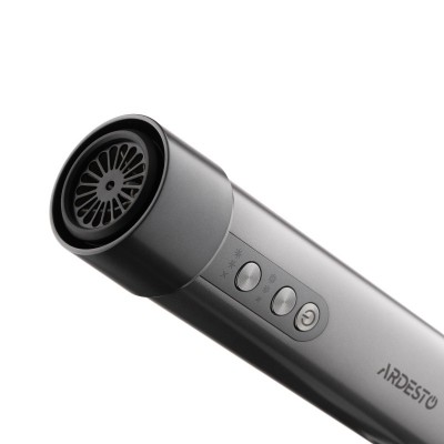 Фен-стайлер Ardesto Stein, 1200-1400Вт, 3 швидкості, 3 темп.режими, іонизація, сірий Фен-стайлер Ardesto Stein, 1200-1400Вт, 3 швидкості, 3 темп.режими, іонизація, сірий