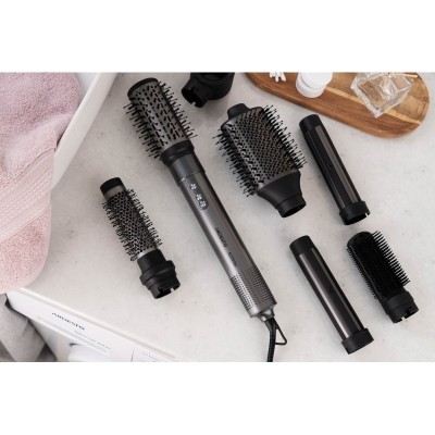 Фен-стайлер Ardesto Stein, 1200-1400Вт, 3 швидкості, 3 темп.режими, іонизація, сірий Фен-стайлер Ardesto Stein, 1200-1400Вт, 3 швидкості, 3 темп.режими, іонизація, сірий