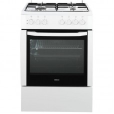 Плита комбінована Beko FSM62120DW - 60х60 см/4 конфорки/емал. решітки/65л/8 прогр./білий Плита комбінована Beko FSM62120DW - 60х60 см/4 конфорки/емал. решітки/65л/8 прогр./білий