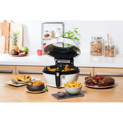 Мультипіч Tefal ActiFry Genius, 1350Вт, чаша-1,2л, сенсорне керув., підкл. до смартфону, авто перемішування, пластик, білий