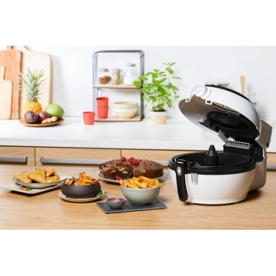 Мультипіч Tefal ActiFry Genius, 1350Вт, чаша-1,2л, сенсорне керув., підкл. до смартфону, авто перемішування, пластик, білий