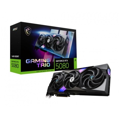 Відеокарта MSI GeForce RTX 5080 16GB GDDR7 GAMING TRIO