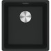 Мийка кухонна Franke Maris, фраграніт, прямокутник, без крила, 403х433х200мм, чаша - 1, монтаж під стільницю, MRG 110-37, чорний матовий