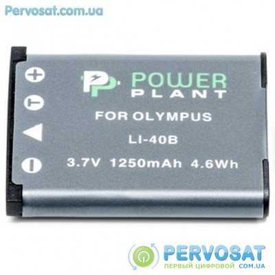 Аккумулятор к фото/видео PowerPlant Olympus Li-40B, Li-42B, D-Li63, D-Li108, NP-45, NP-80, NP-82 (DV00DV1090)