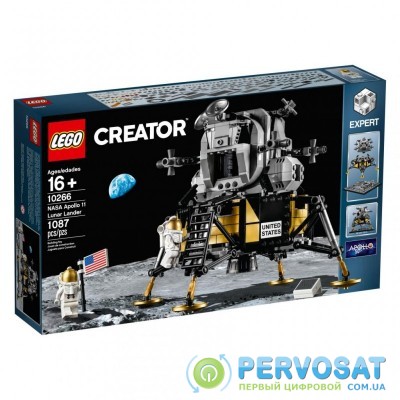 Конструктор LEGO Creator Expert Лунный модуль корабля Апполон 11 НАСА 1087 де (10266)