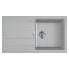 Мийка кухонна Franke Sirius, тектонайт, прямокутник, з крилом, 780х435х200мм, чаша - 1, накладна, S2D Slim 611-78 , сірий