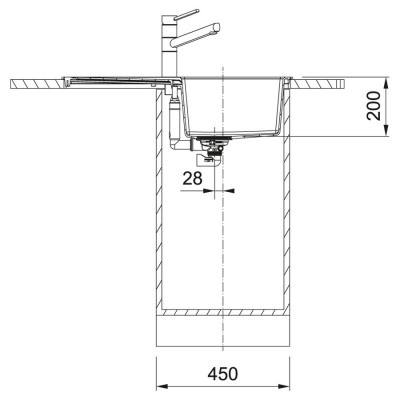 Кухонні мийки Franke S2D Slim 611-78/143.0632.396/ тектонайт/з крилом/сірий