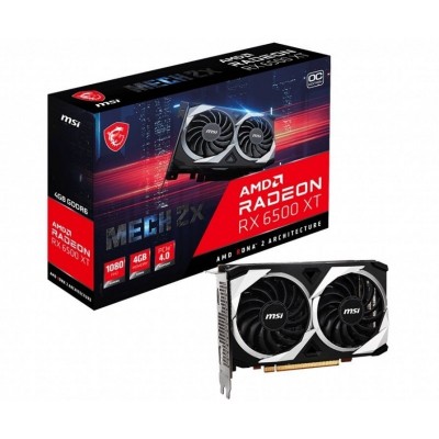 Вiдеокарта MSI Radeon RX 6500 4GB DDR6 MECH 2X OC