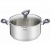 Каструля Tefal Daily Cook з кришкою, 24см, нержавіюча сталь, алюміній, бакеліт