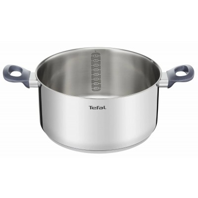 Каструля Tefal Daily Cook з кришкою, 24см, нержавіюча сталь, алюміній, бакеліт
