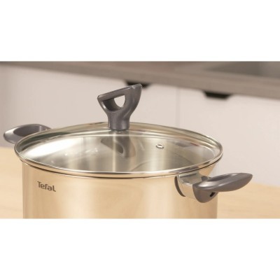 Каструля Tefal Daily Cook з кришкою, 24см, нержавіюча сталь, алюміній, бакеліт