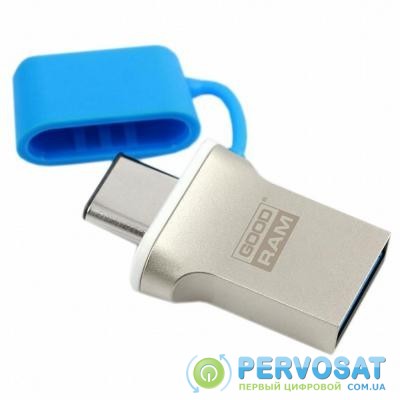 USB флеш накопитель GOODRAM 16GB ODD3 Dual Drive Blue USB 3.0 Type C (ODD3-0160B0R11)