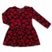 Платье Breeze велюровое (14880-92G-red)