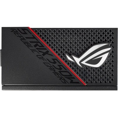 Блок живлення ASUS ROG STRIX (550W), &gt;90%, 80+ Gold, 135mm, 1xMB 24pin(20+4), 2xCPU 8pin(4+4), 3xMolex, 8xSATA, 2xPCIe 8pin(6+2), Fully Modular, ROG-STRIX-550G