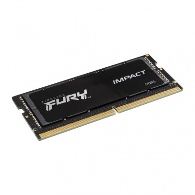 Пам'ять ноутбука Kingston DDR5 32GB KIT (16GBx2) 5600 FURY Impact PnP Пам'ять ноутбука Kingston DDR5 32GB KIT (16GBx2) 5600 FURY Impact PnP